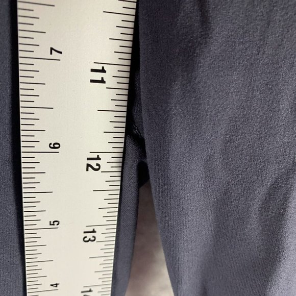 Gaiam Graphite Vibe Rib Mix 7/8‎ Leggings Women's Large Blue High-Rise Yoga 6943 - Picture 6 of 9